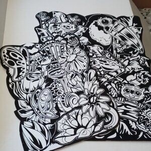 4/$25 Fuzzy Art Posters - Set of 2